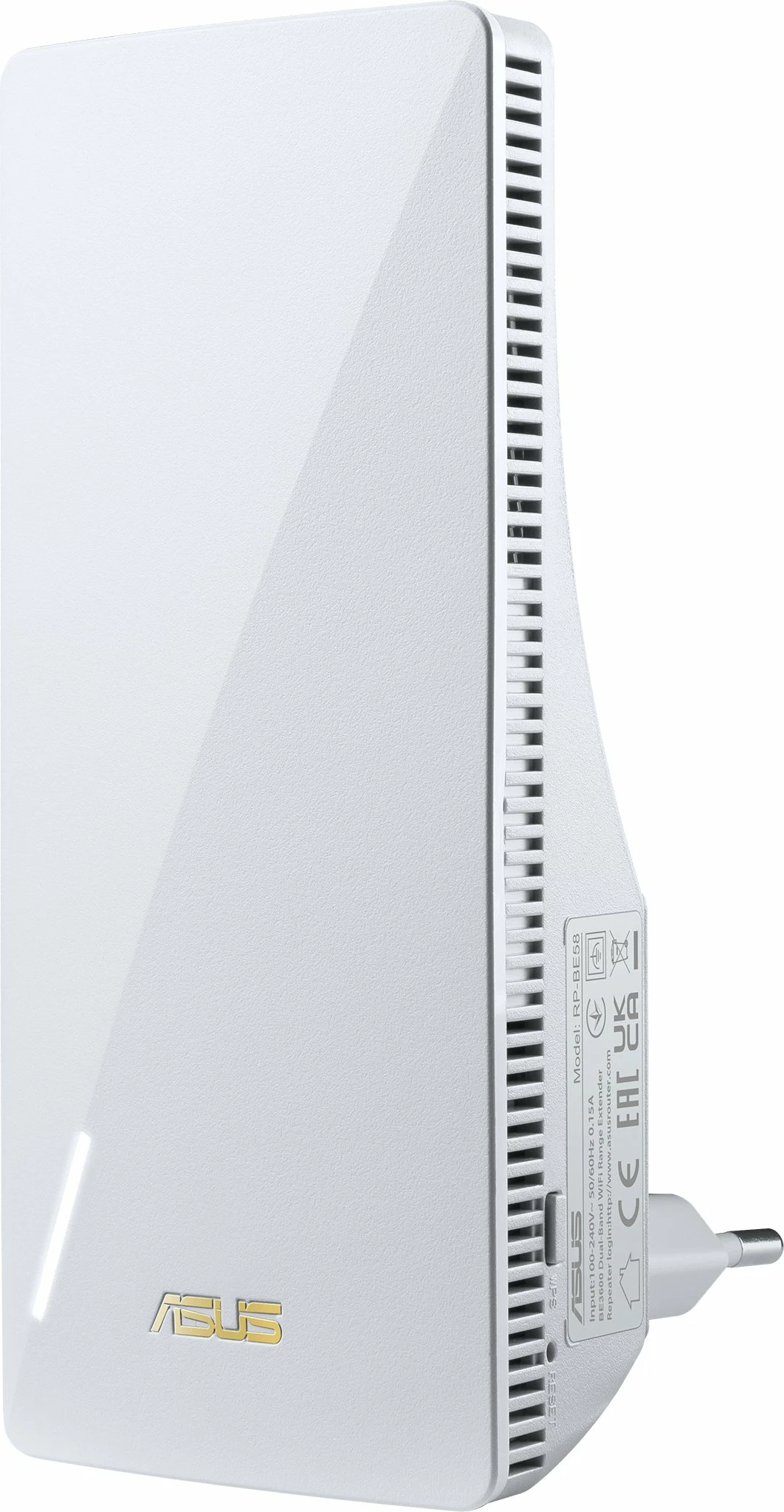 Pikë aksesi Asus RP-BE58 Wi‑Fi 7 tri-band 2882 Mbps, i bardhë, 1 copë