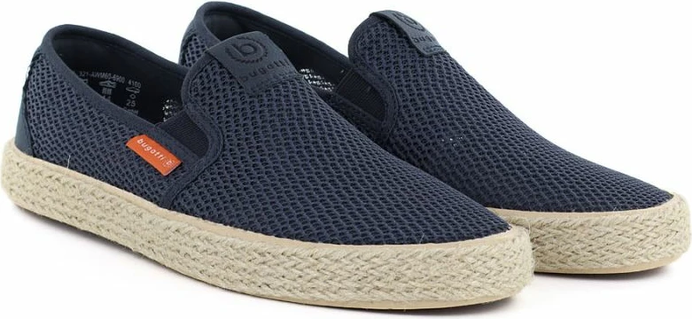 Espadrile slip-on për meshkuj Bugatti TT153055, të kaltërta