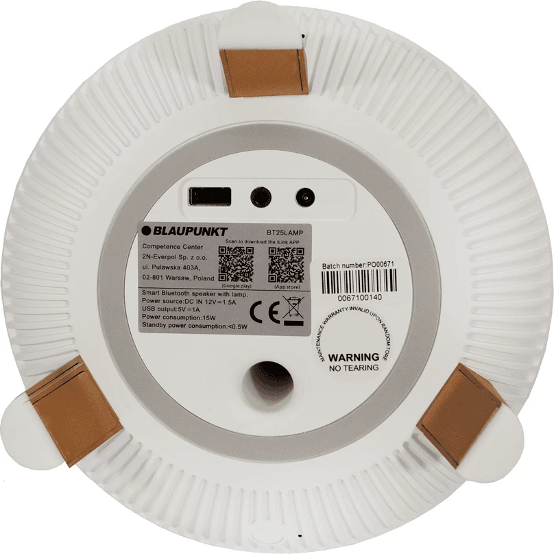 Blaupunkt Altoparlant me bluetooth BT25LAMP BT25LAMP