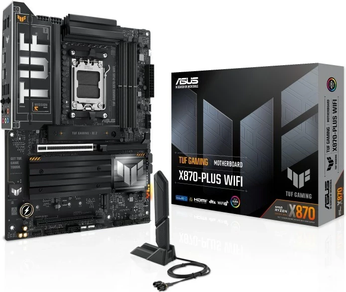 Pllakë amë ASUS TUF GAMING X870-PLUS WIFI, Socket AM5, ATX, E zezë