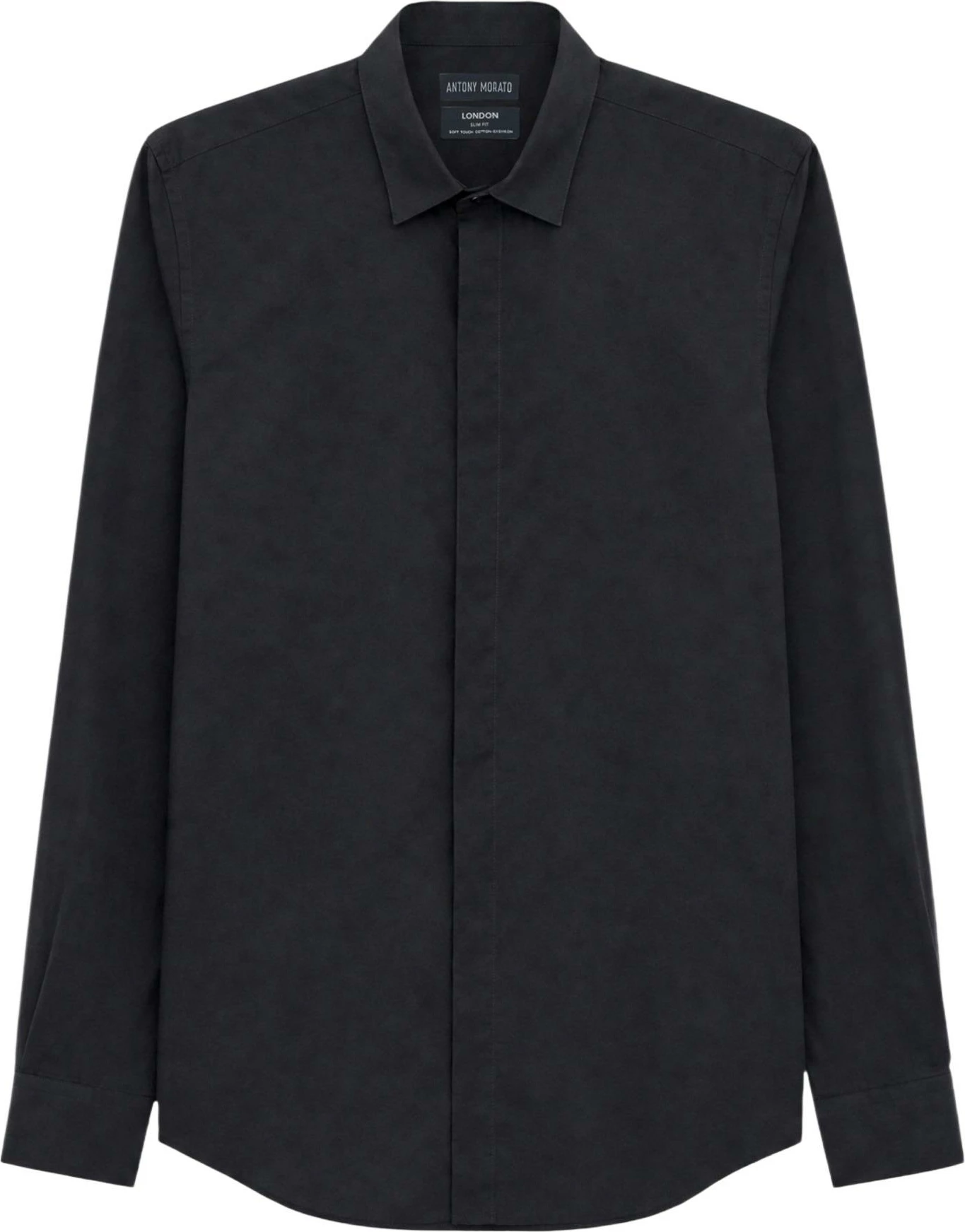 Këmishë për meshkuj Antony Morato London Slim Fit, e zezë [Madhësia: XS]
