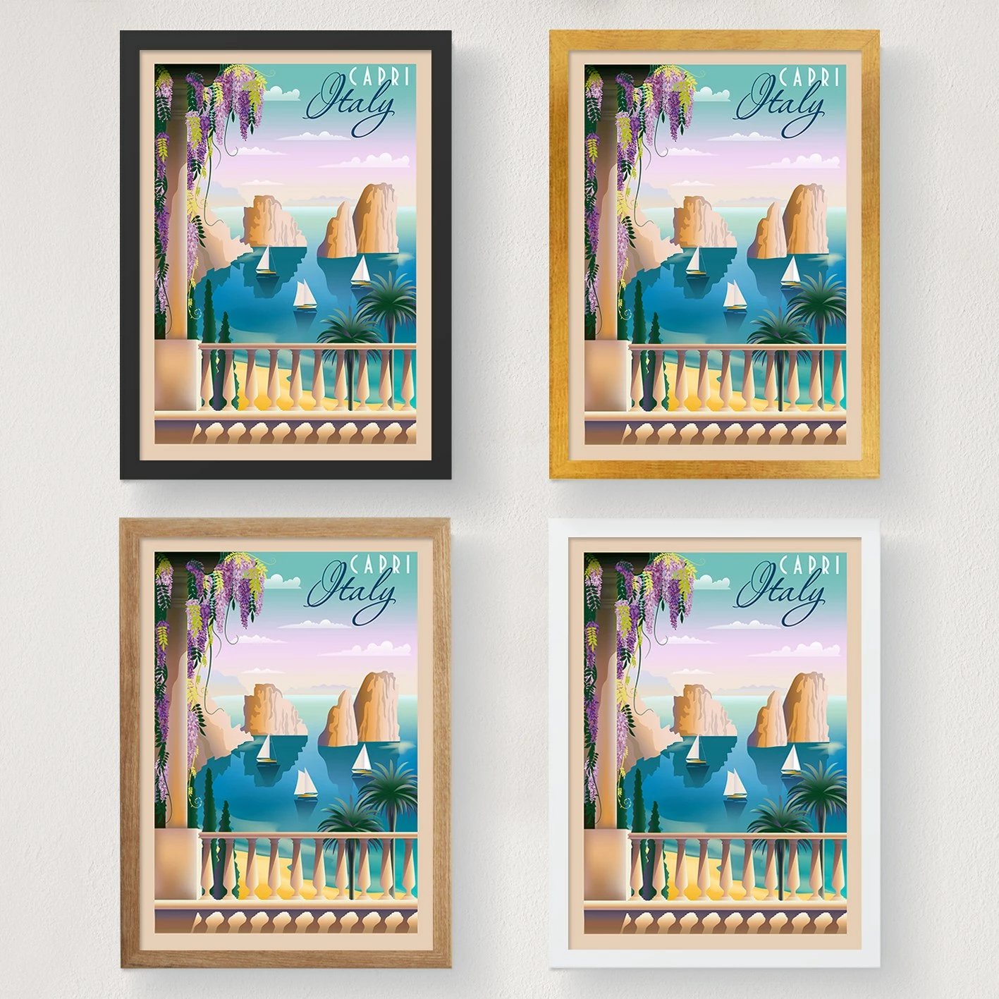 Poster A3, Itali, 1960