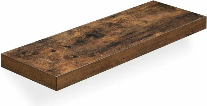 Raft muri floating VASAGLE LWS26BX 60×20×3.8 cm, ngarkesë deri 10 kg, e bardhë matte, 1 copë