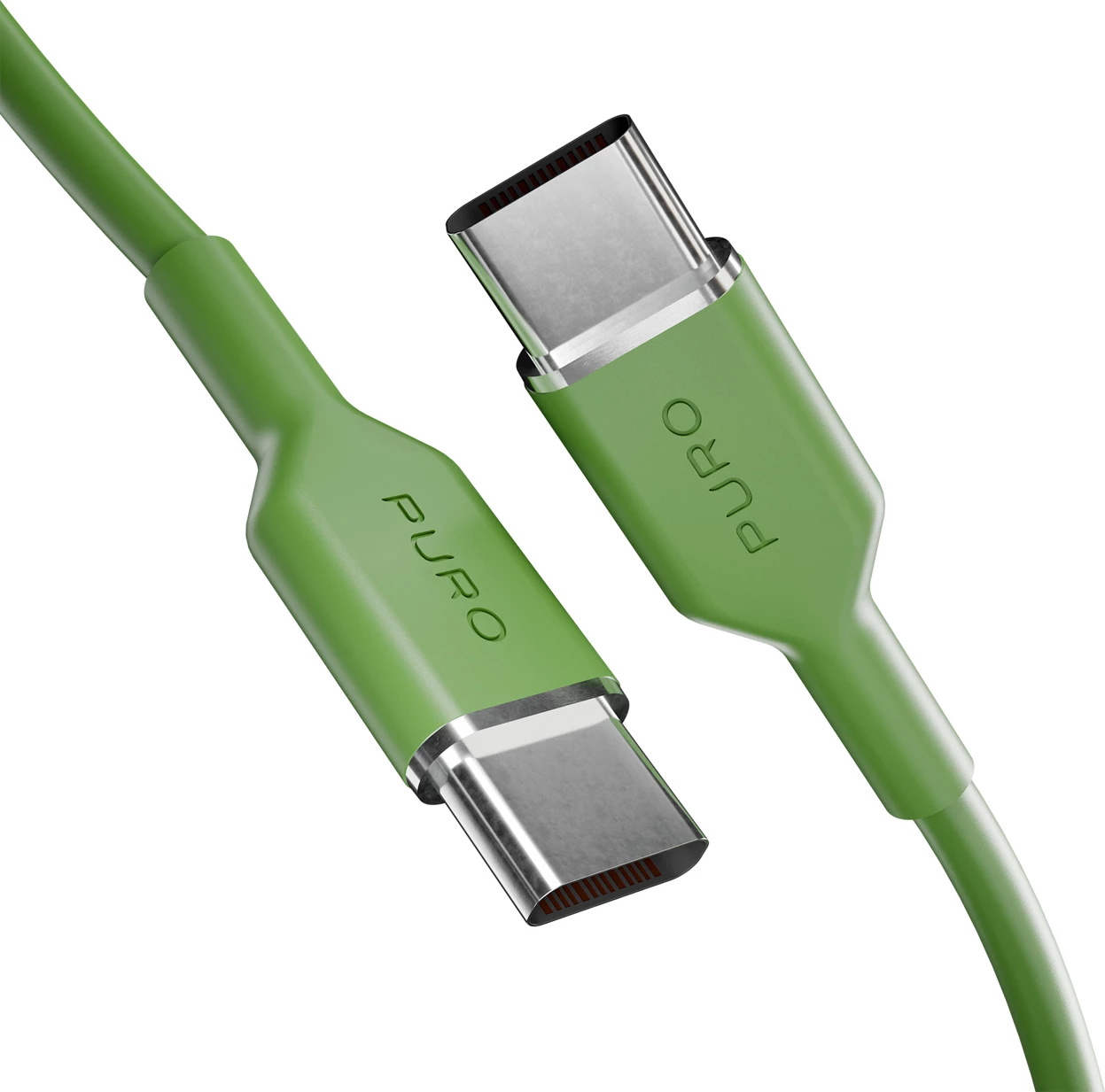 Kabllo USB-C në USB-C Puro ICON 1.5 m, e gjelbër
