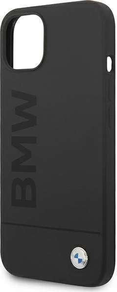 Mbështjellës BMW BMHMP14MSLBLBK për iPhone 14 Plus 6.7", silikon, MagSafe, zi