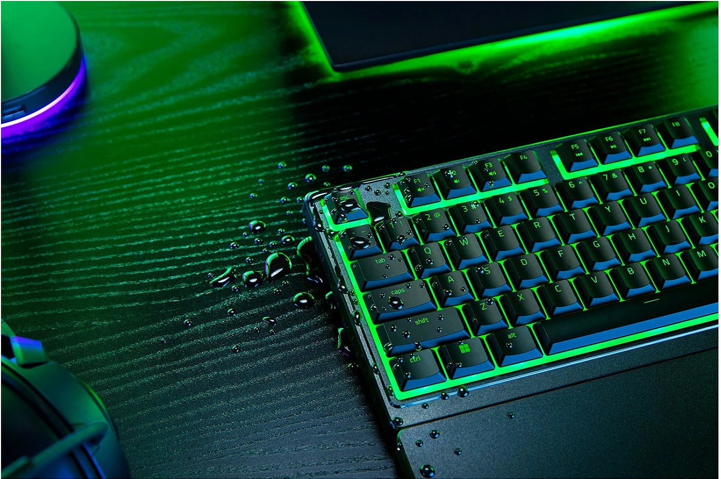 Tastierë gaming Razer Ornata V3 X, USB, full-size, QWERTZ (DE), membranë, RGB, e zezë