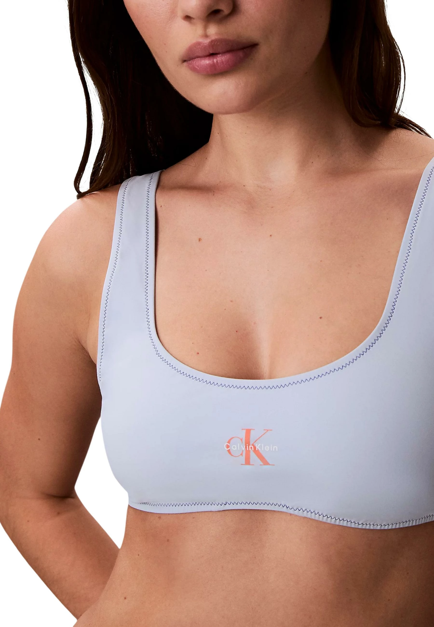 Sutjenë bikine Calvin Klein Jeans LV00Q61100, e kaltër [Madhësia: L]