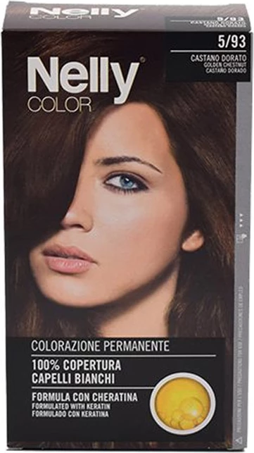 Nelly Set Color Hair Dye 50+50 ml - 5/93 Golden Chestnut
