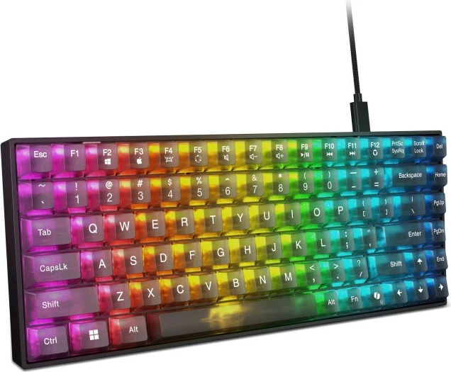 Tastierë mekanike Lenovo Legion K510 Mini Pro Gaming, RGB LED, me kabllo, QWERTY