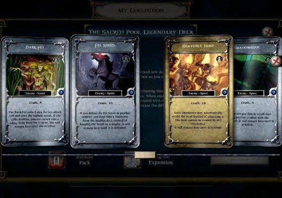 Talisman: The Sacred Pool Expansion - Legendary Deck DLC EN Global
