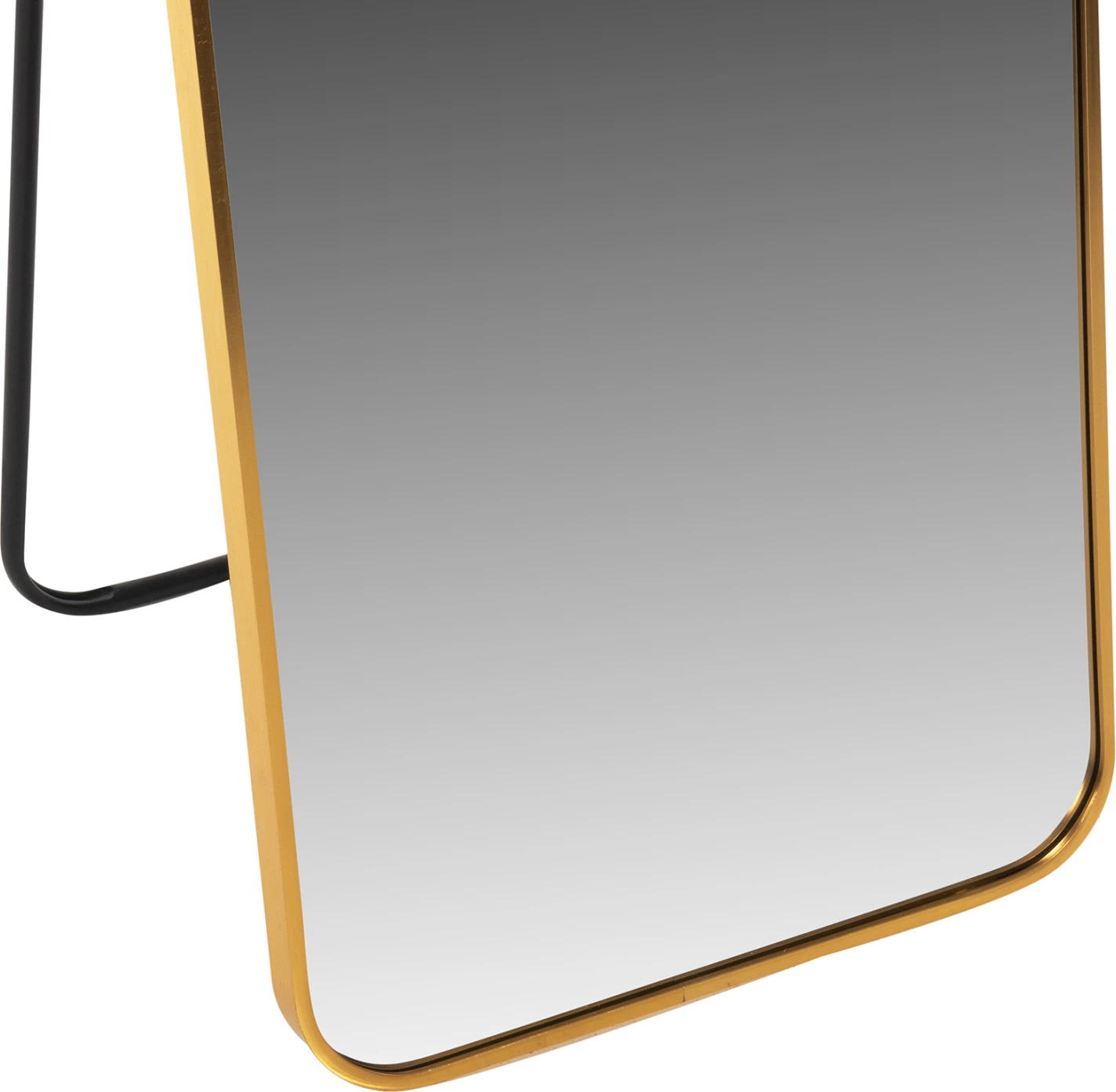 Pasqyrë qëndruese BOELY FH9577.30, kornizë alumini ari, 40x35x160H cm