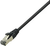Kabllo rrjeti LogiLink Patch Cat.8.1 40GE 2000MHz, 0.5m, S/FTP, e zezë