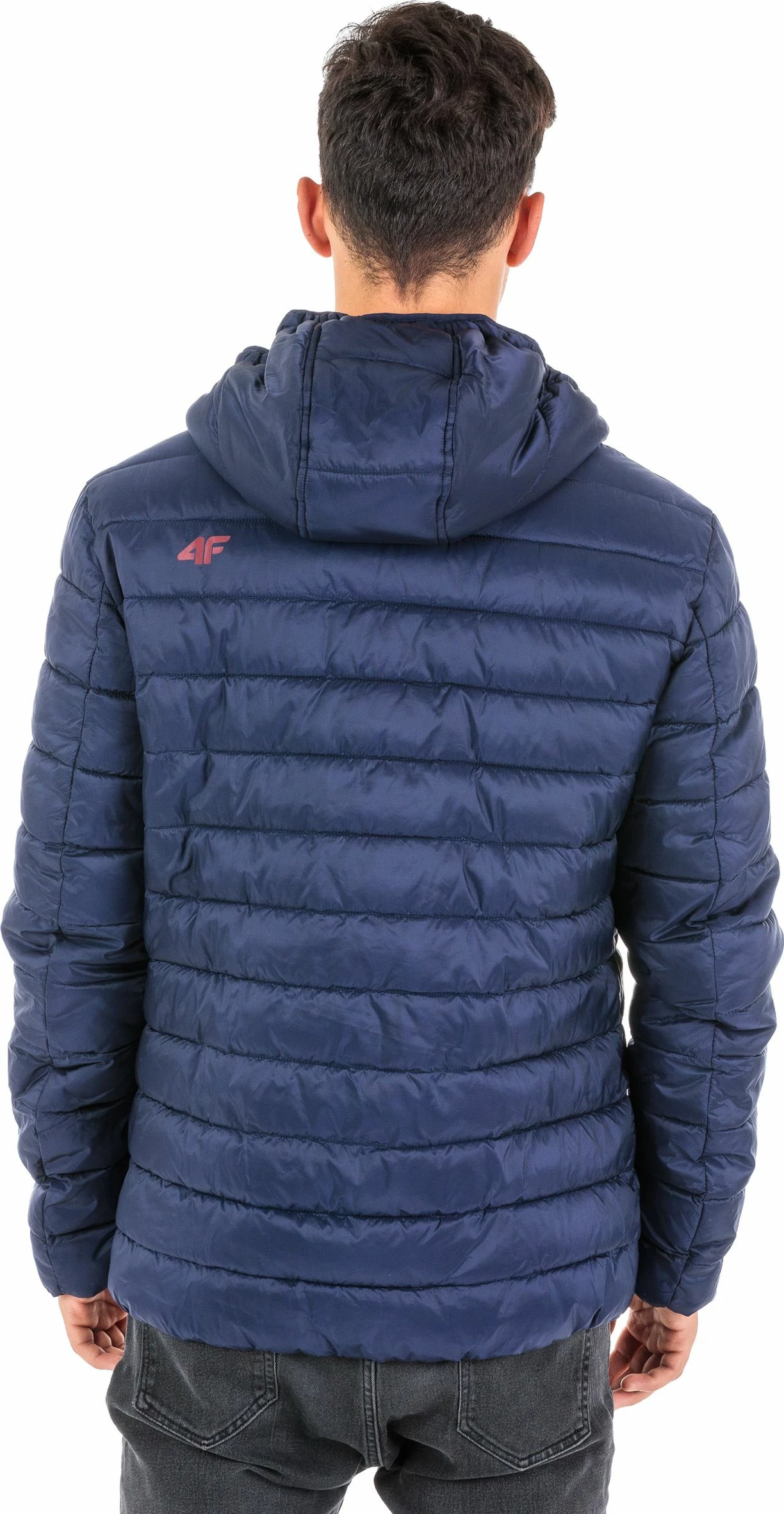 Xhaketë dimërore puffer 4F, madhësia M, blu navy