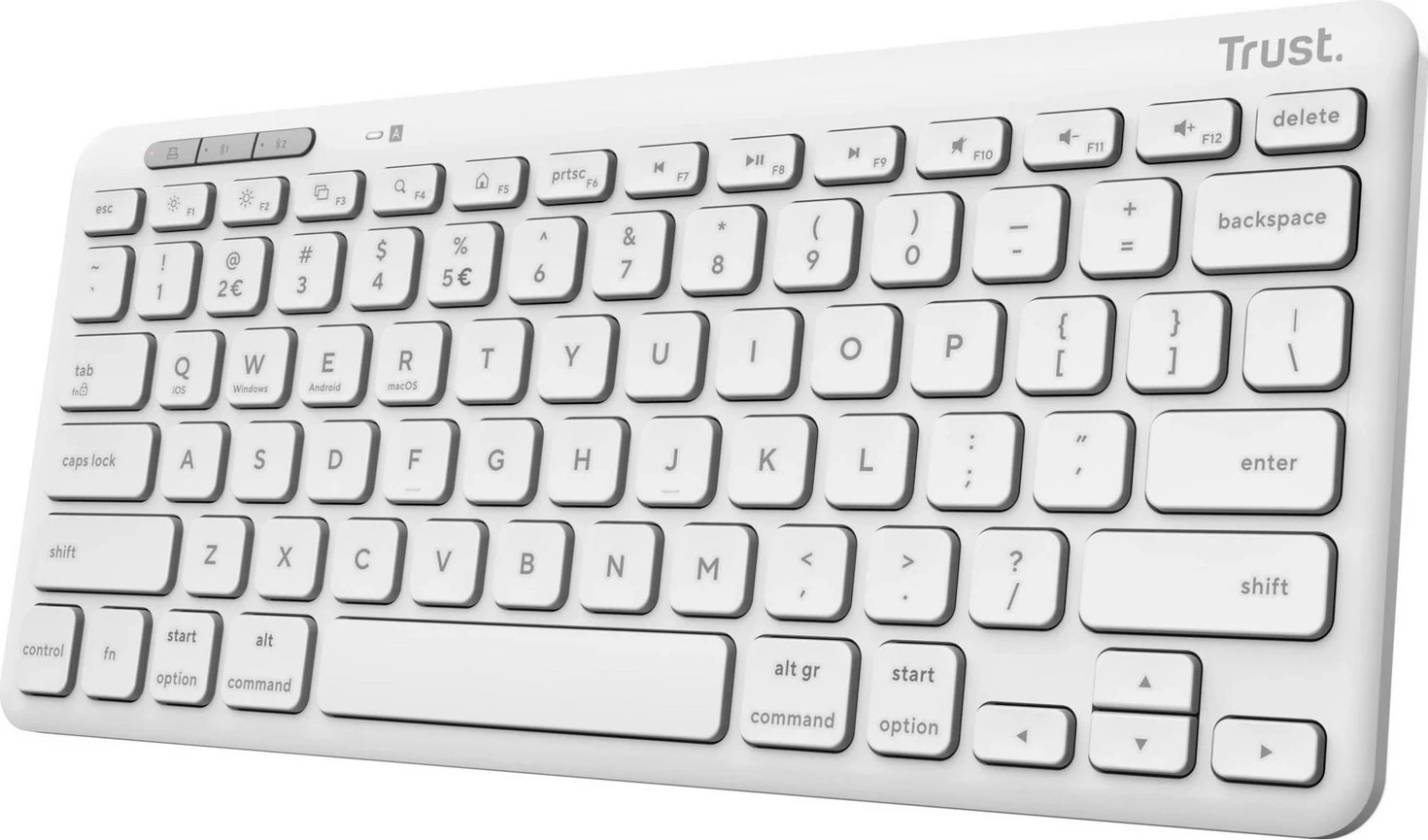 Tastierë wireless Trust LYRA Compact, US, e zezë