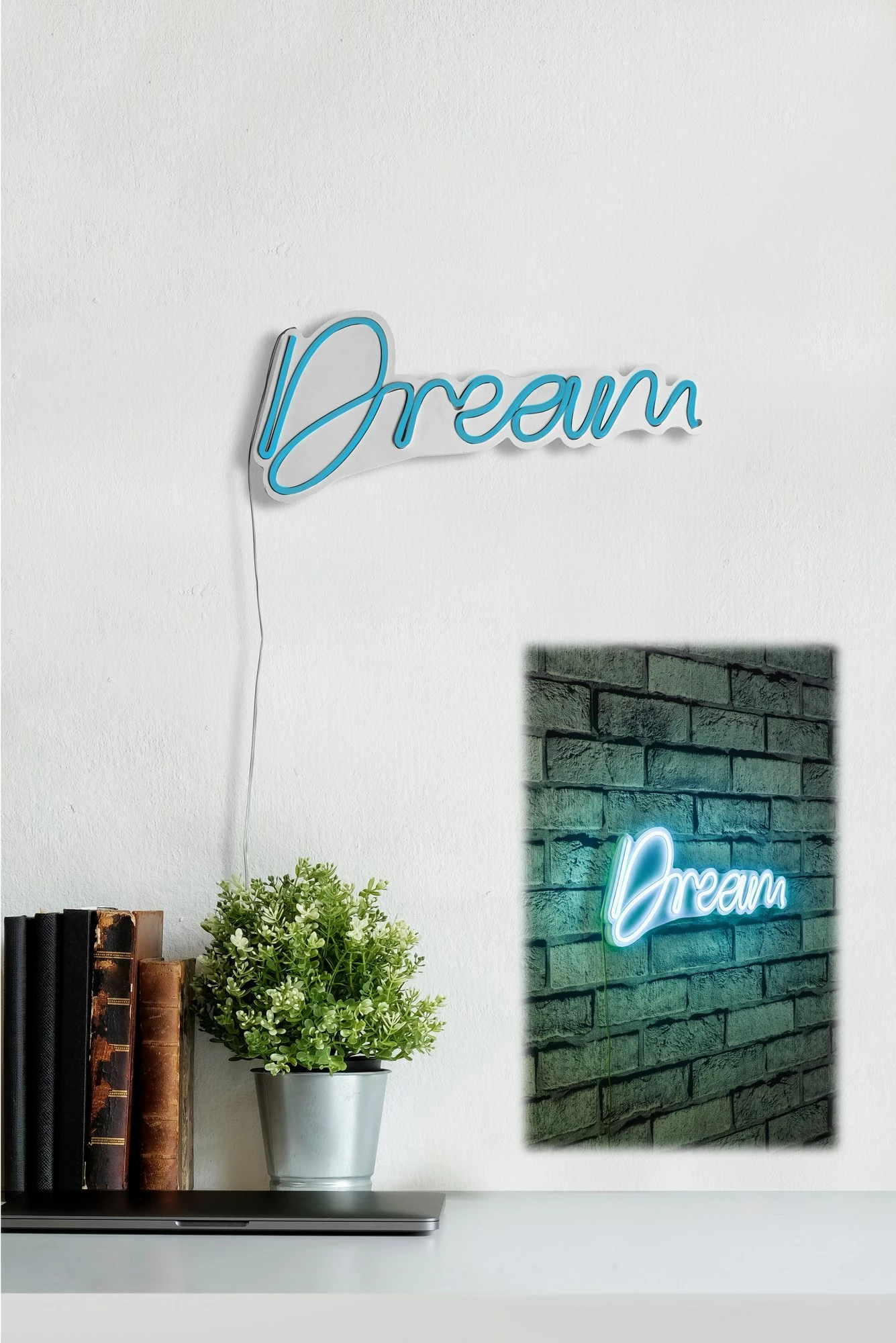 Ndriçim dekorativ LED plastik, 'Dream', ngjyrë kaltër