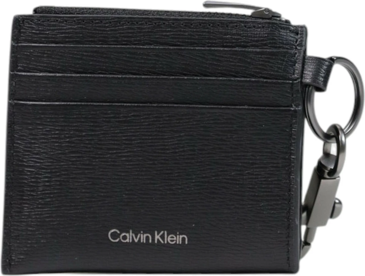 Kartëmbajtëse me kapëse për meshkuj Calvin Klein LV04D1223G, e zezë