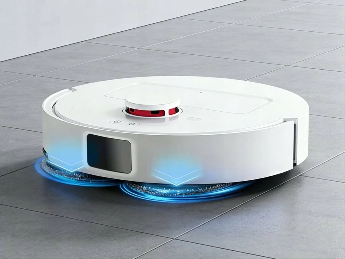 Robot pastrues JONR T5 Lite, mop dhe fshesë, kontroll me aplikacion, 2600mAh, bardhë