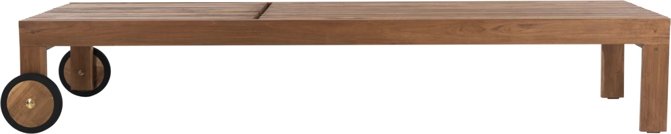 Shezlong LAGERTHA FH5963.11 dru teak ngjyrë natyrale 200x65x102H cm