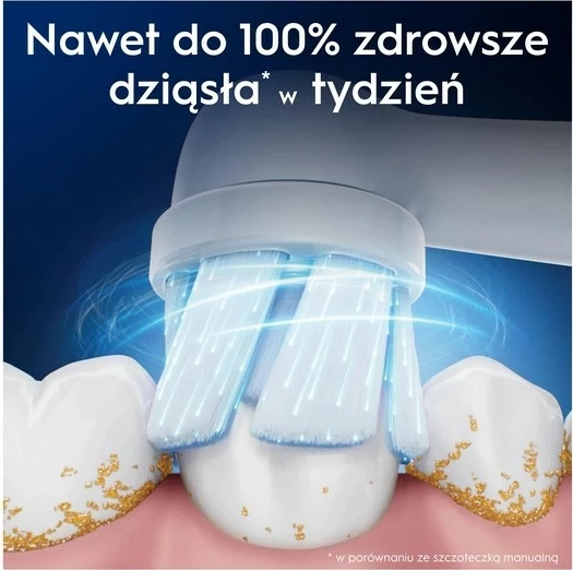 Koka rezervë për brushë dhëmbësh Oral-B iO Gentle Care, 4 copë, e zezë