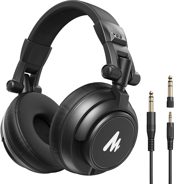 Kufje studio Maono AU-MH601, me kabllo, të zeza