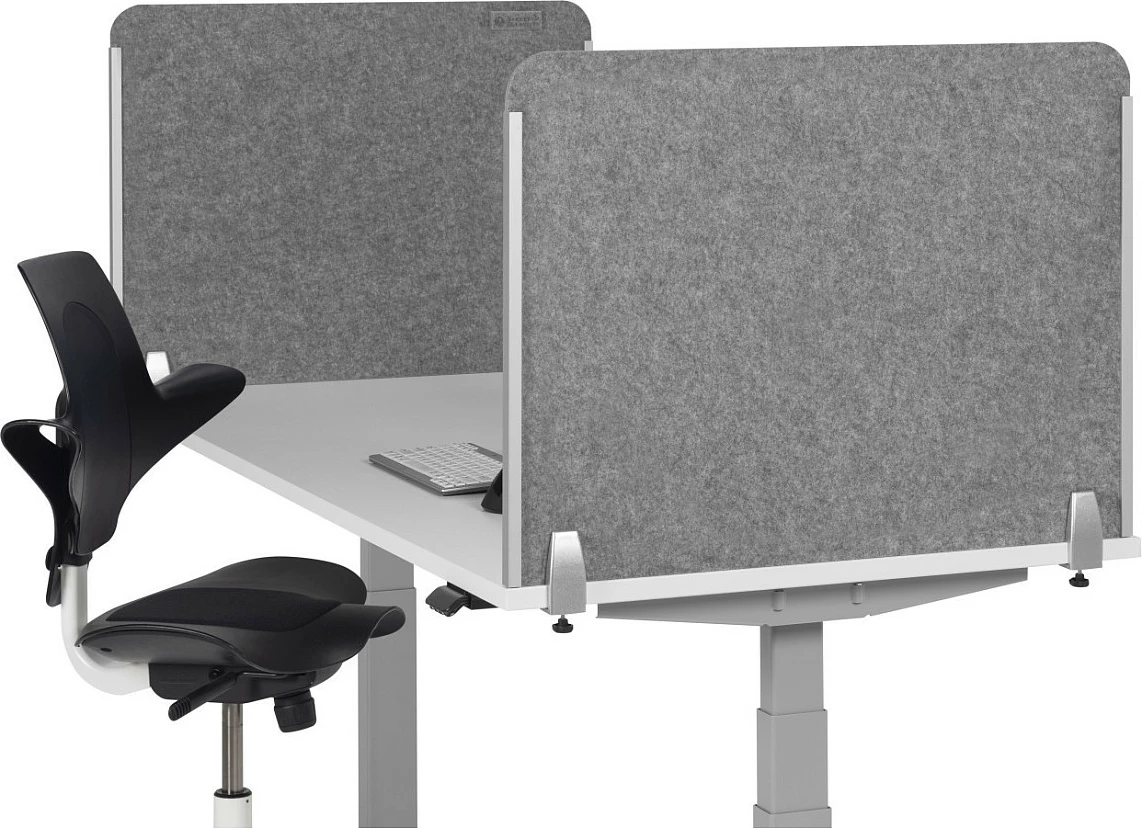 Ndarëse tavoline BakkerElkhuizen BE Safety Screen H60D60, gri