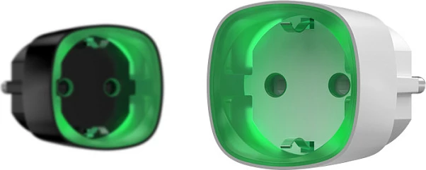 Prizë smart AJAX SmartPlug, wireless, 2500W, e bardhë