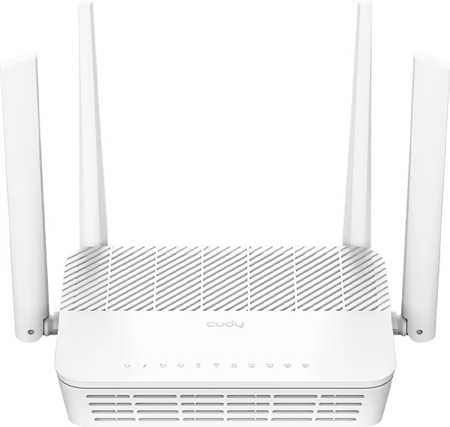 Router wireless AX3000 xPON, 4 porta Gigabit, Dual-Band, i bardhë