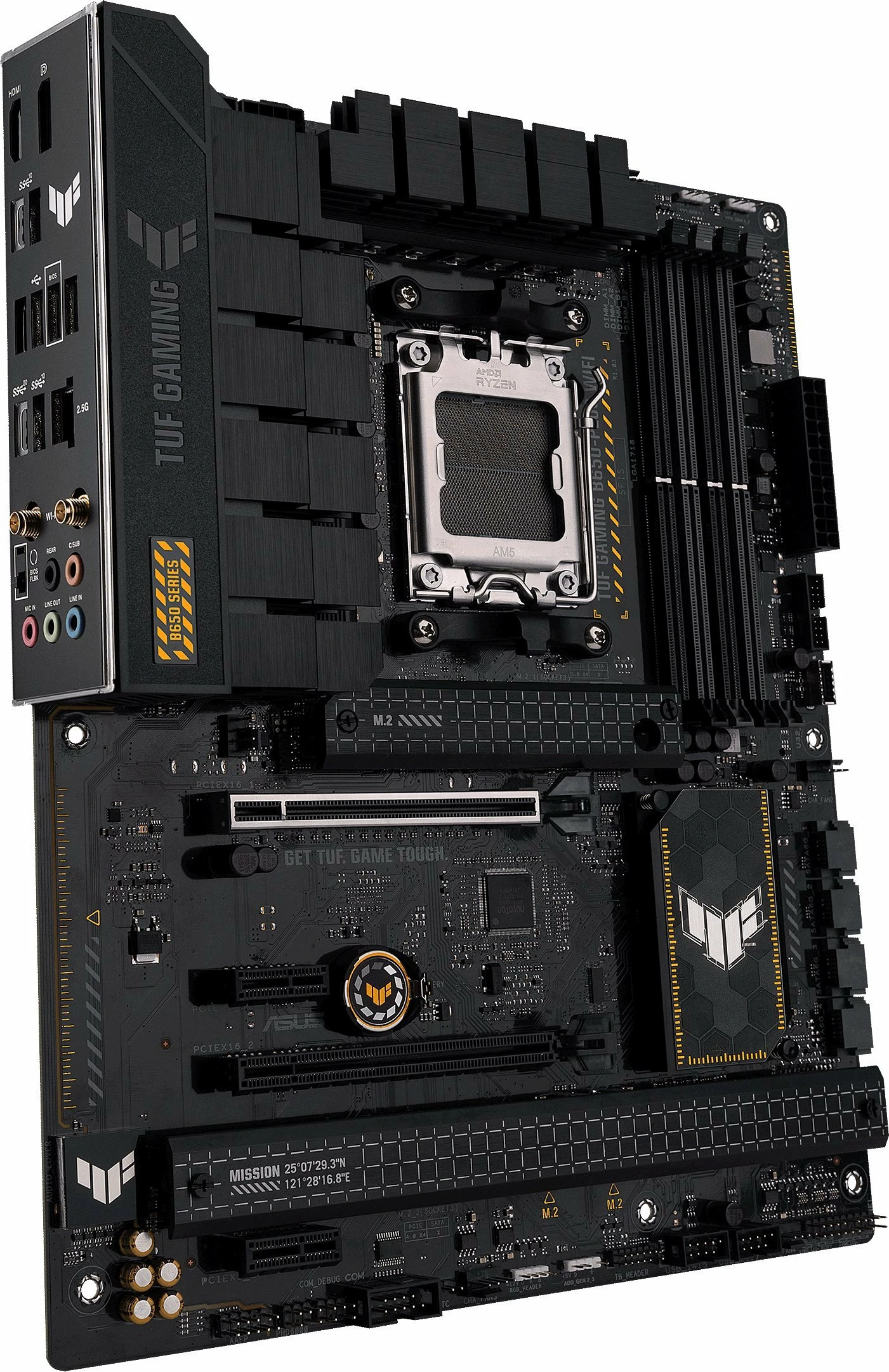 Pllakë amë Asus TUF Gaming B650-Plus WiFi, ATX, DDR5, AM5, WiFi 6/Bluetooth, e zezë