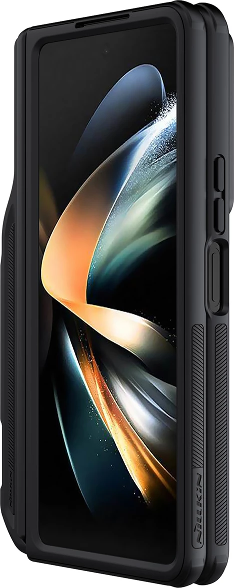 Mbështjellës Nillkin CamShield Fold Case për Samsung Galaxy Z Fold 5, me mbajtëse për stilolaps, e zezë