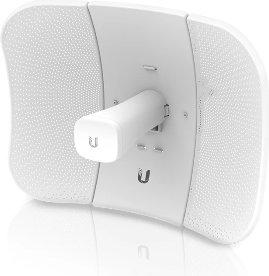 CPE wireless Ubiquiti LiteBeam LBE-5AC-GEN2, 5GHz, 23dBi, 450+ Mbps, Gigabit PoE, e bardhë (me adapter PoE 24V)