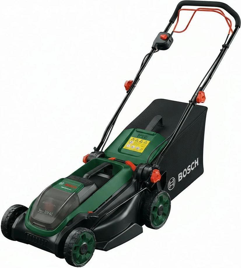 Kositëse bari me bateri Bosch Rotak 18V-43 Solo, 43 cm, e gjelbër/zezë