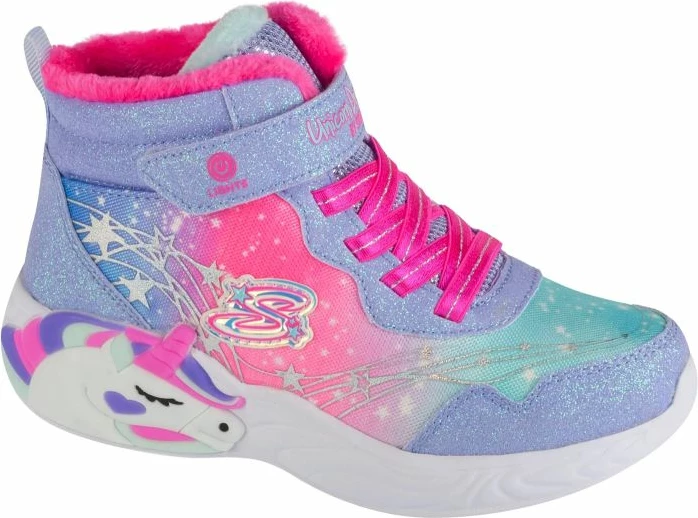 Atlete fëmijë Skechers, vjollcë