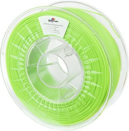 Filament 3D Spectrum PLA Premium 1.75mm 1kg, Fluo Green