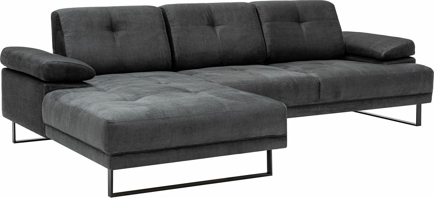 Kënd divan Atelier del Sofa, Mustang Small, kënd i majtë, antracit