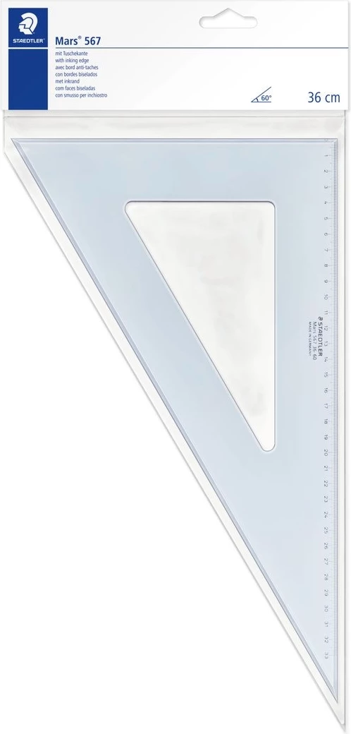 Trekëndësh Staedtler Mars 567 – 36 cm (60°)