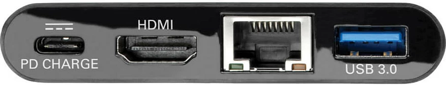 Adapter USB-C multiport Eaton Tripp Lite, 4K HDMI, USB-A, GbE, PD 60W, i zi