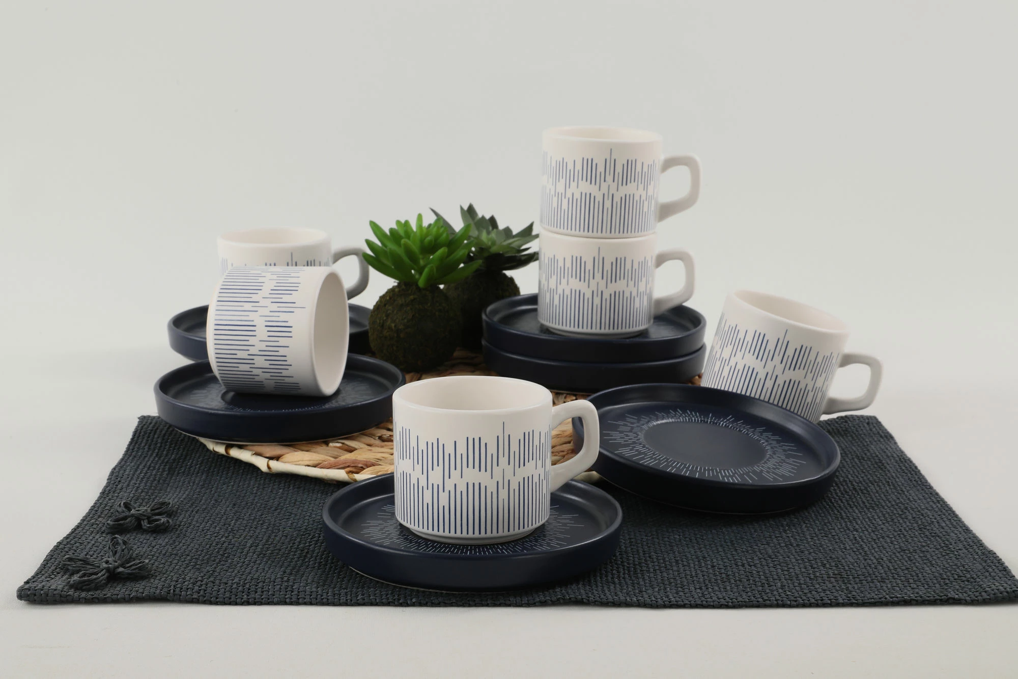 Set filxhanash kafeje (12 copë), Hermia Concept, TC038012F9RXA046100MATCS00