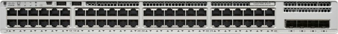 Switch Cisco C9200L 48 porta, 12XMGIG 36X1G, gri