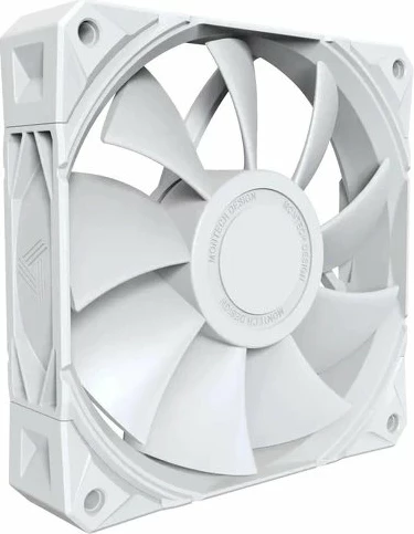 Ventilator PC Montech E28 PWM 120mm i bardhë, 1 copë