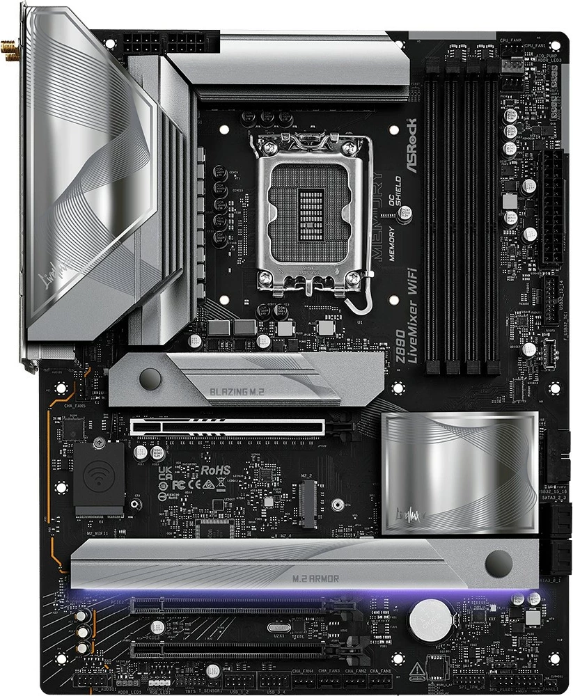 Pllakë amë ASRock Z890 LiveMixer WiFi, Intel, WiFi, e zezë