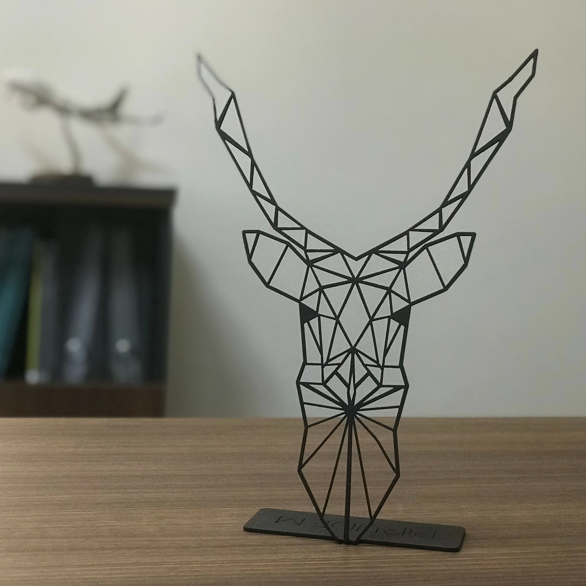 Objekt dekorativ Aberto Design, Geyik Pod, ngjyrë e zezë, 20x30cm