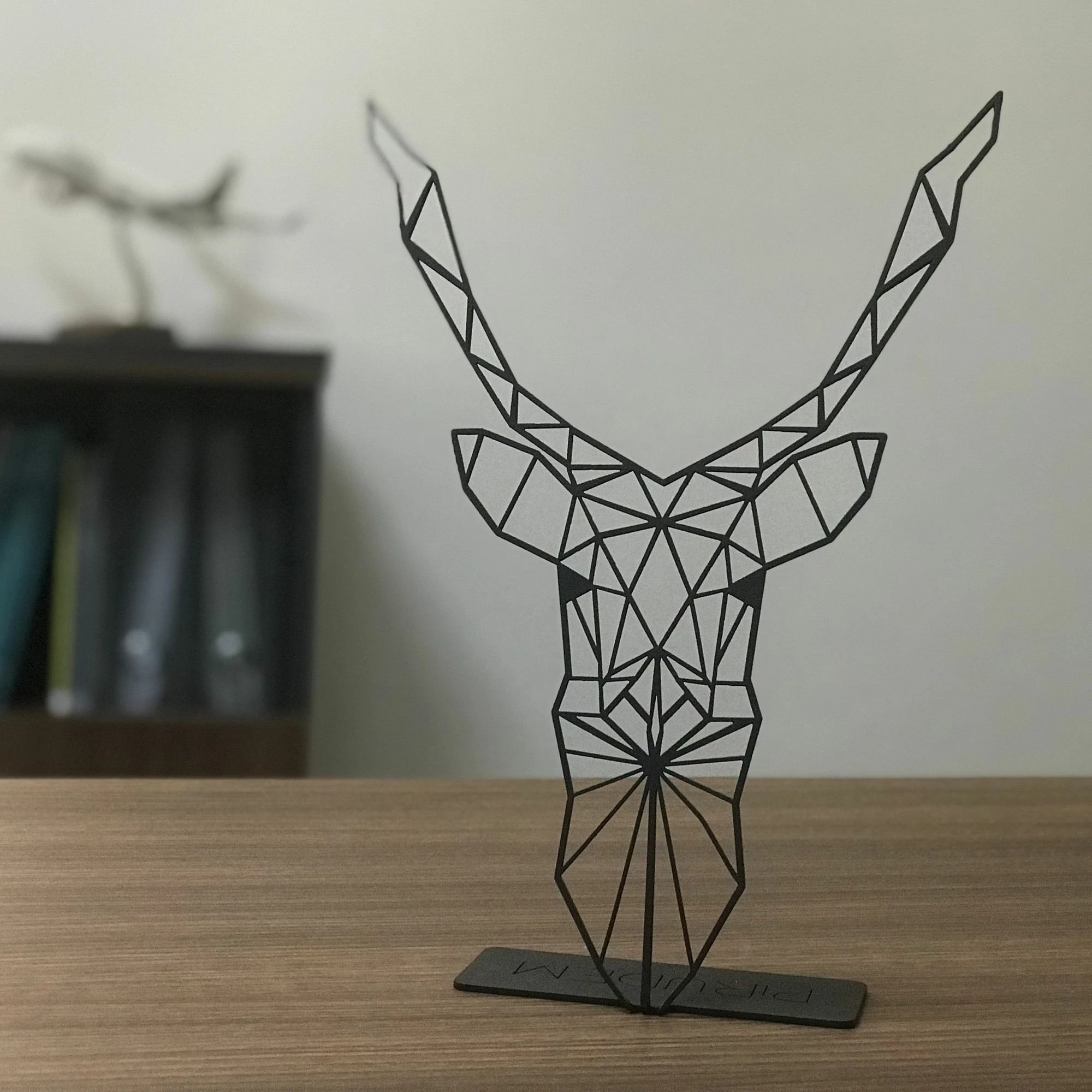 Objekt dekorativ Aberto Design, Geyik Pod, ngjyrë e zezë, 20x30cm