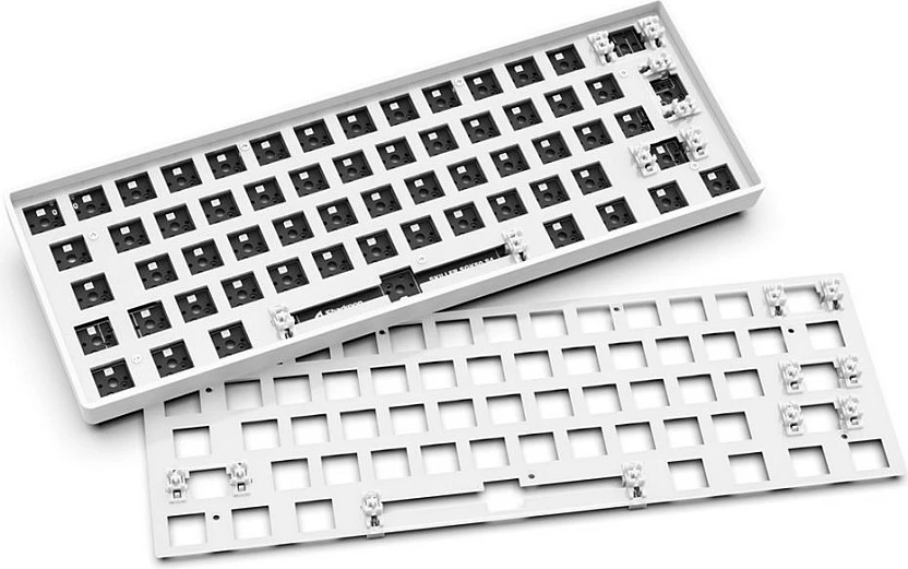 Tastierë Sharkoon SKILLER SGK50 S4, 60%, Wired USB, RGB, QWERTY (DE), e bardhë