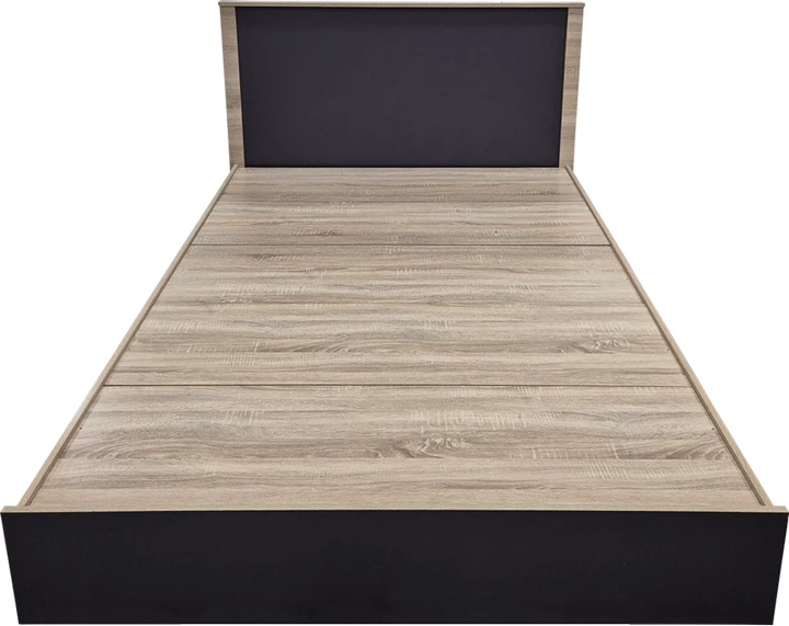 Krevat Athos, ngjyrë sonoma-antracit, 140x200 cm