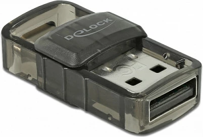 Adapter Bluetooth DeLOCK USB 2.0, 2-në-1 USB-C/USB-A, Bluetooth 4.0, transparent
