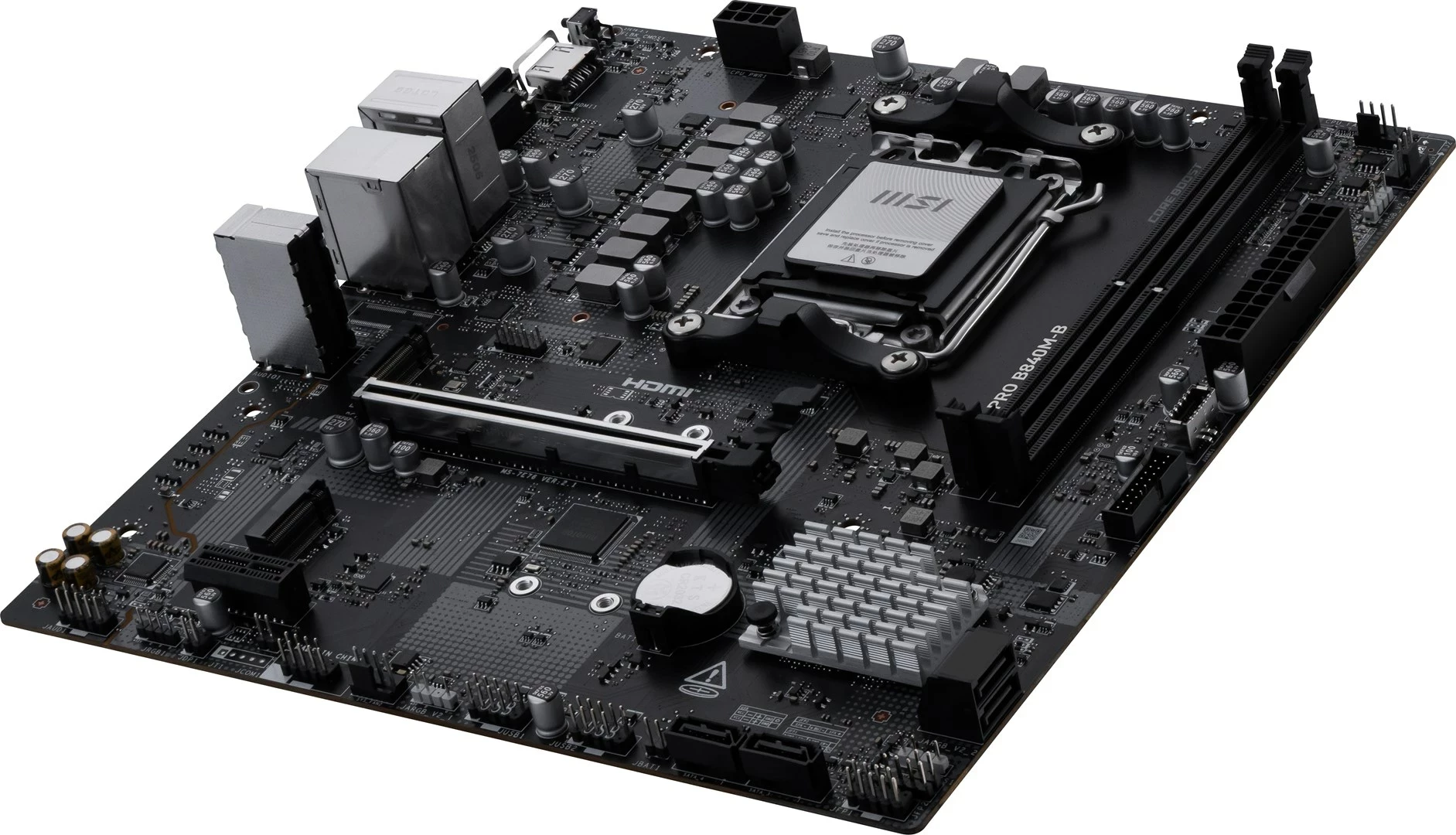 Pllakë amë MSI PRO B840M-B, Socket AM5, micro ATX, E zezë