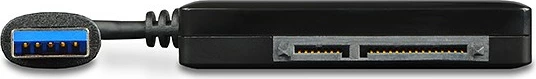 Adapter USB 3.0 në SATA AXAGON ADSA-FP3 FASTport3, për HDD/SSD 2.5", 3.5", 5.25", i zi, me furnizues rryme