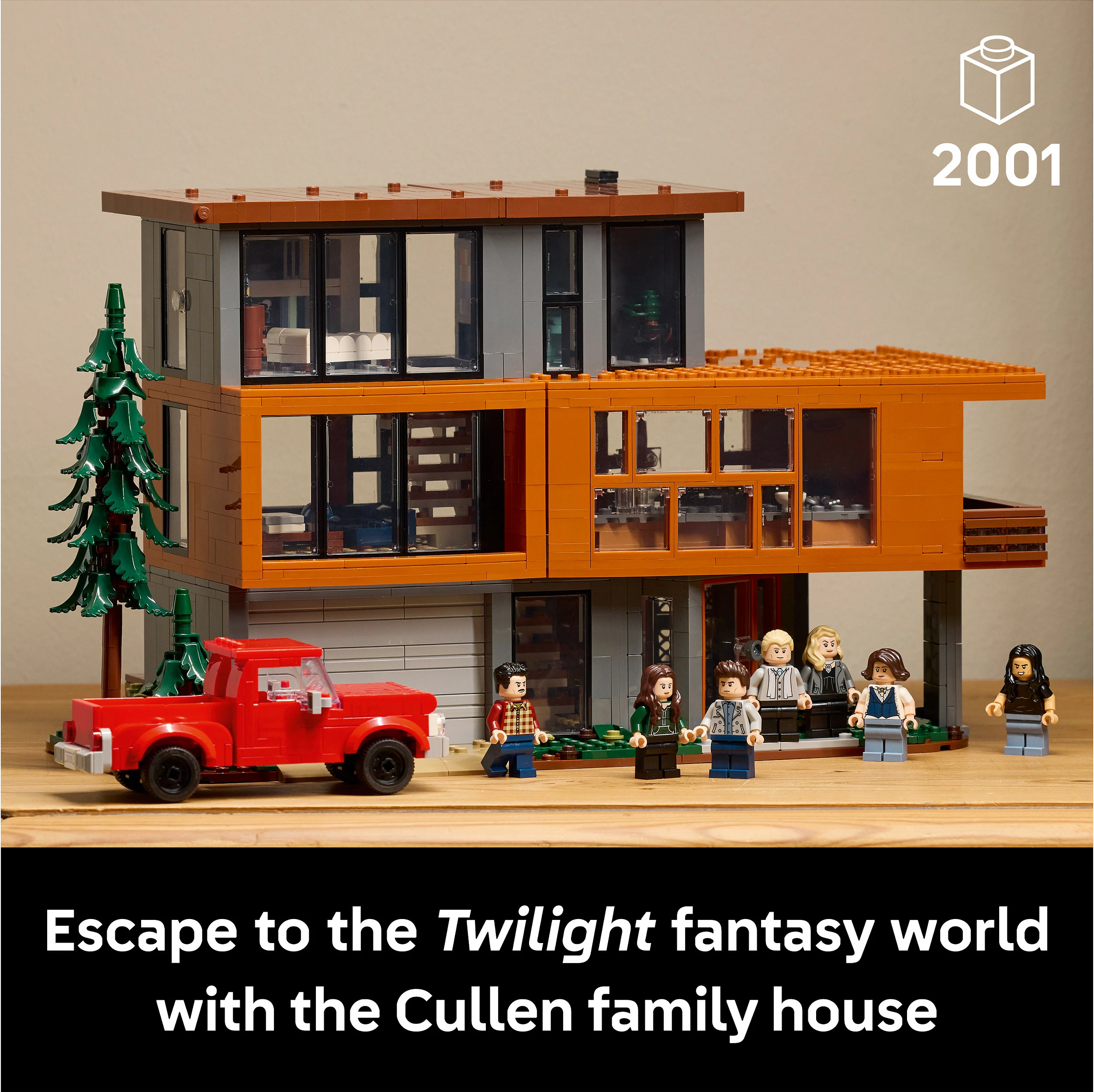 Set ndërtimi LEGO Ideas Twilight The Cullen House 21354, 2001 pjesë, 18+, shumëngjyrësh