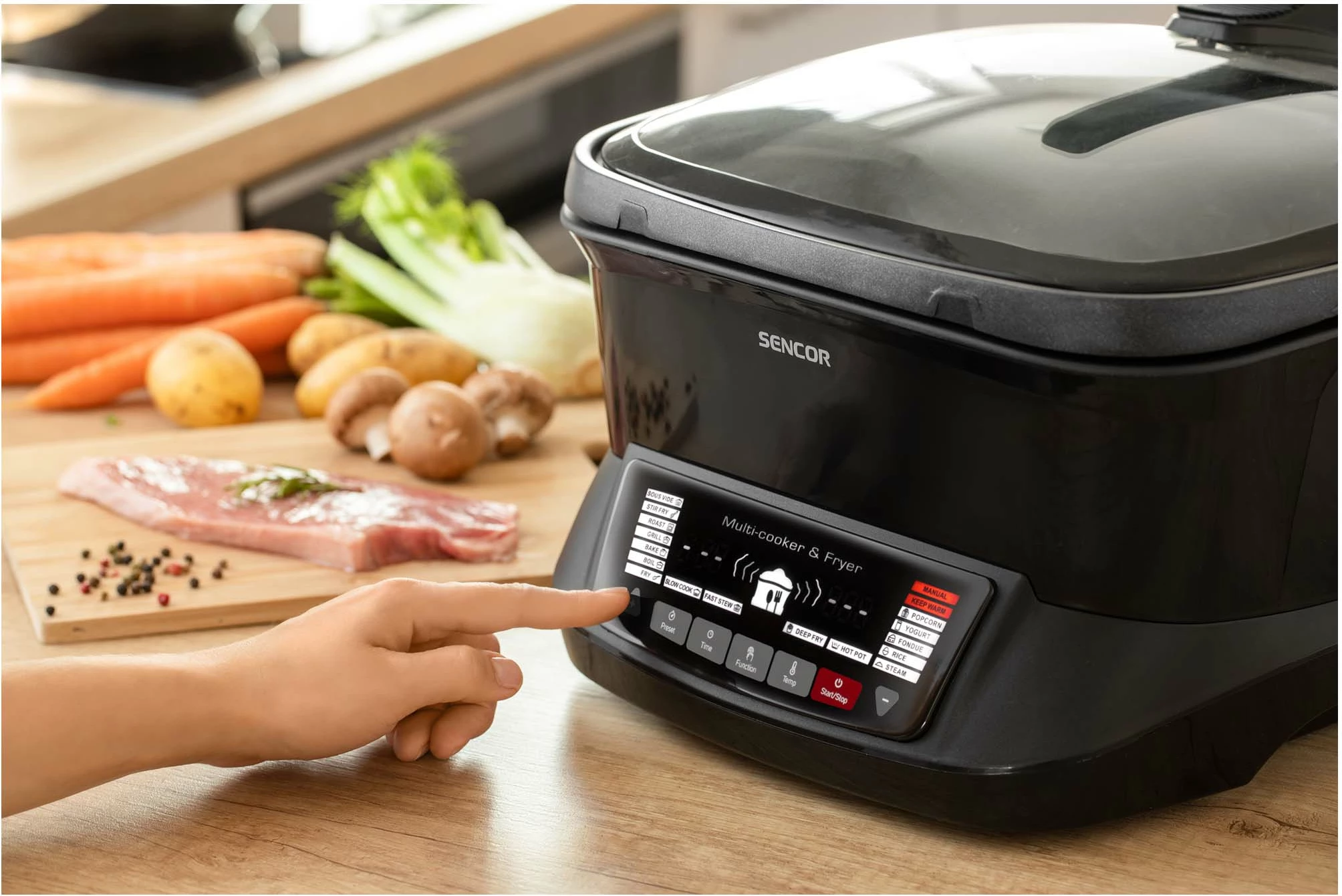Fritezë Multifunksionale Sencor SFR 9300BK-MEG2, 4.8l, e zezë