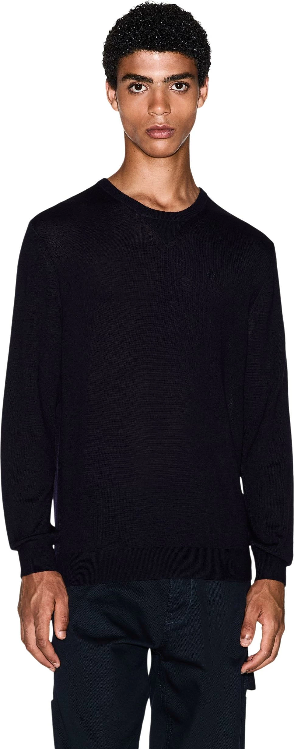Xhemper për meshkuj Armani Exchange 8NZM3A ZM8AZ, i kaltër